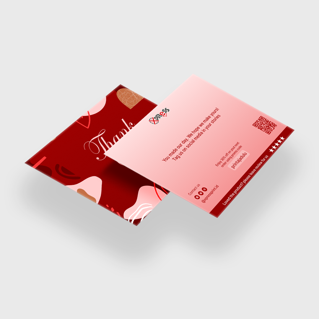 Thanks Card -14,5 x 10,5 cm