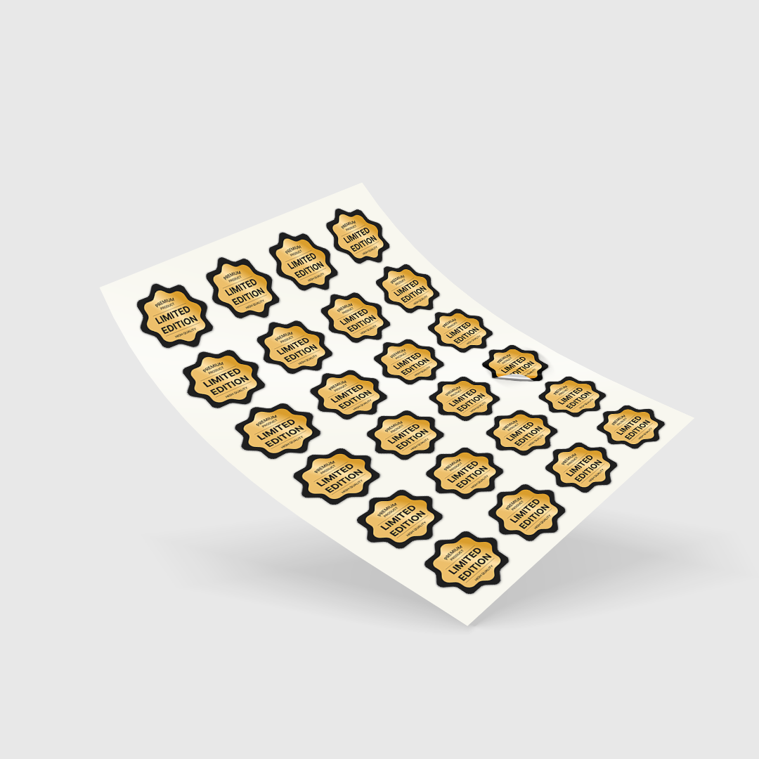 Stiker Gold Glossy